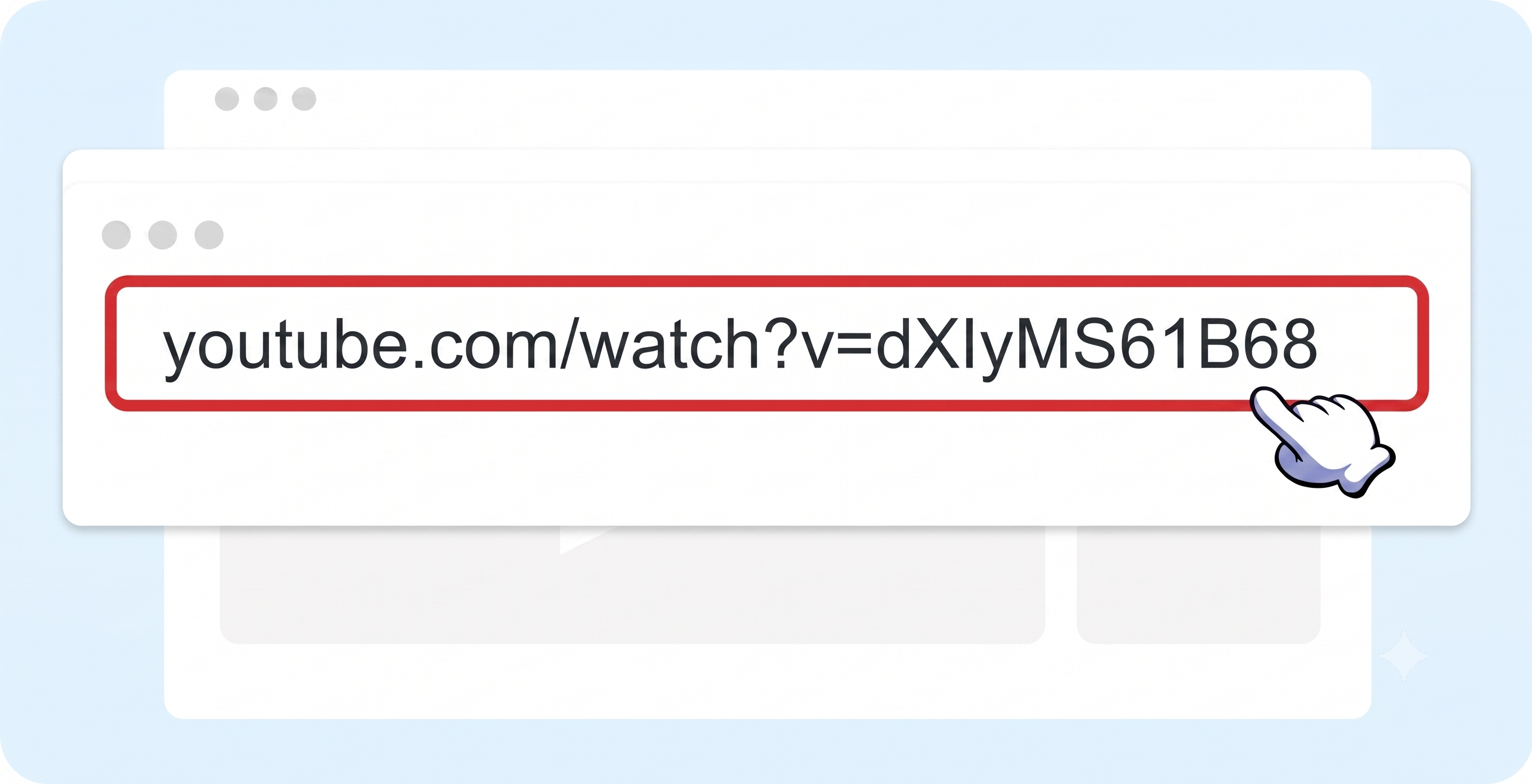Copy YouTube video link