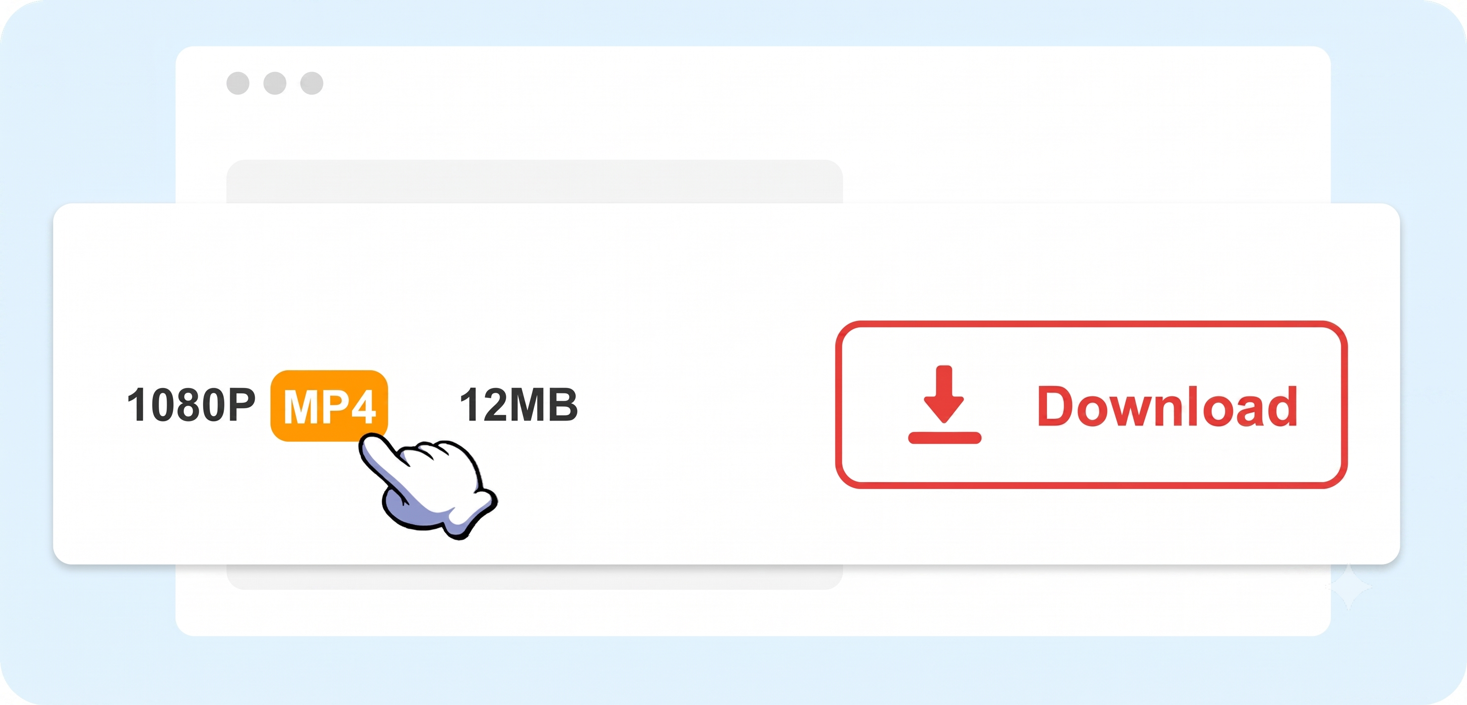 Choose format & quality